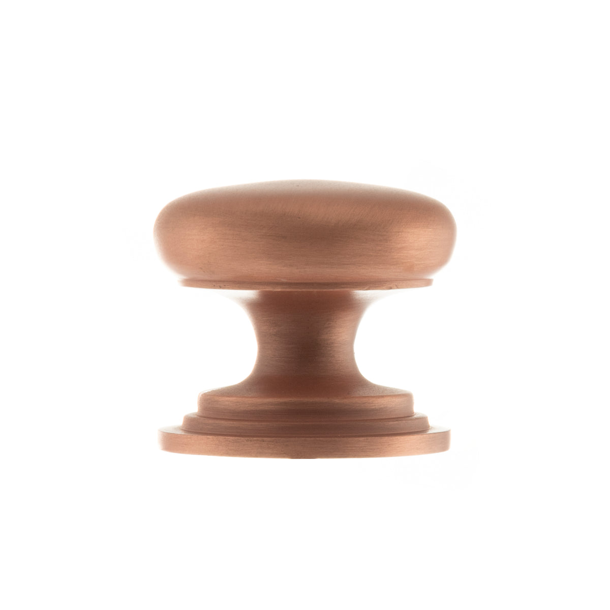 Old English Lincoln Solid Brass Victorian Knob 38mm on Concealed Fix