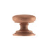 Old English Lincoln Solid Brass Victorian Knob 38mm on Concealed Fix