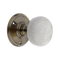 Crackled Porcelain Door Knob