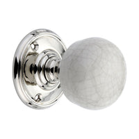 Crackled Porcelain Door Knob