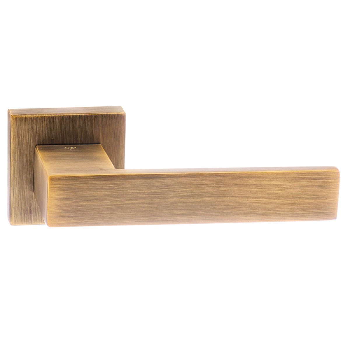 Senza Pari Panetti Lever Door Handle on Flush Square Rose