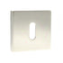 Senza Pari Key Escutcheons on Flush Square Rose