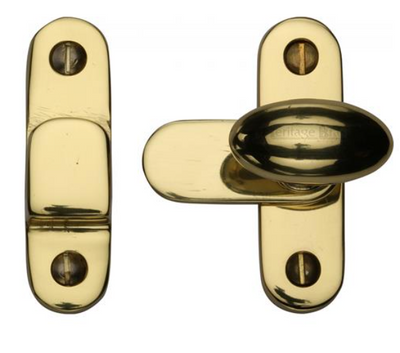 Solid Brass - Cabinet Hook & Plate - PB