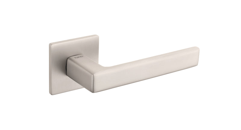 Tupai Rapido 5S Line Portel Lever Door Handle on 5mm Slimline Square Rose