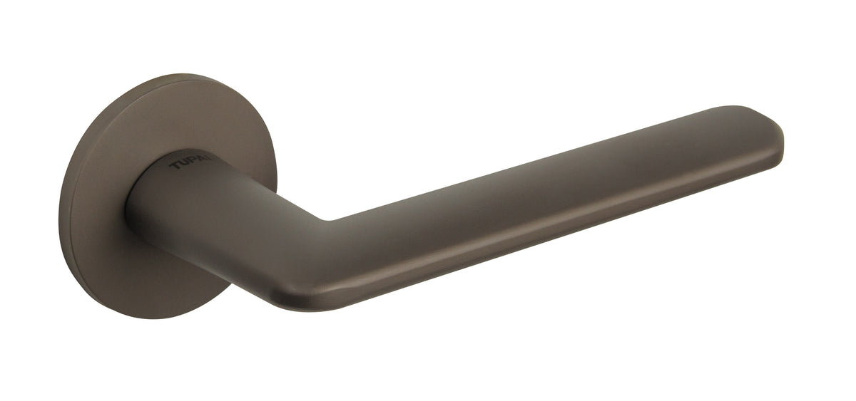 Tupai Rapido 5S Line Tavira Lever Door Handle on 5mm Slimline Round Rose
