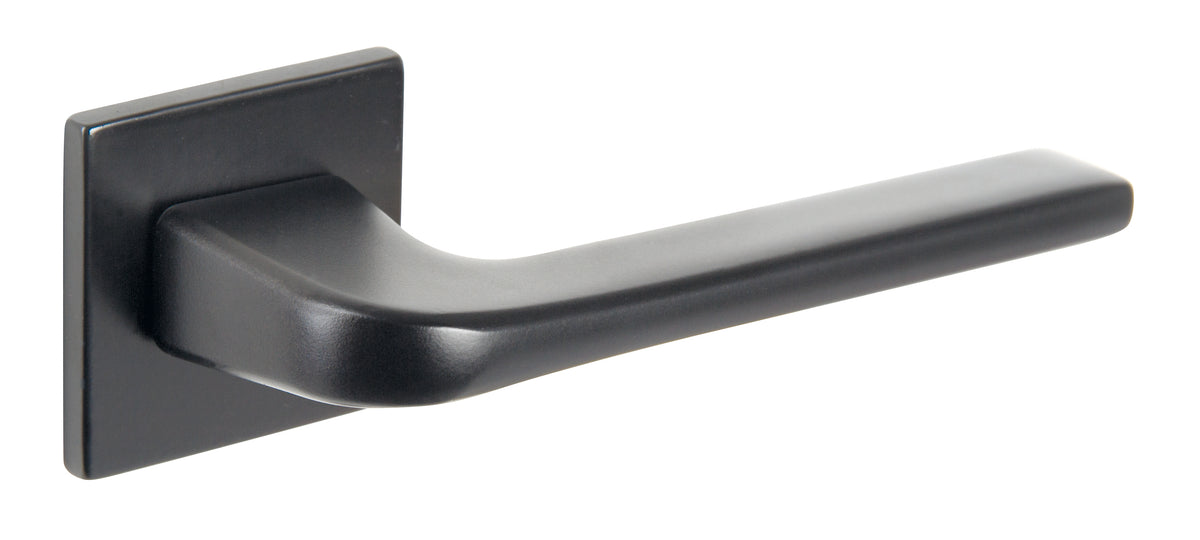 Tupai Rapido 5S Line Canha Lever Door Handle on 5mm Slimline Square Rose