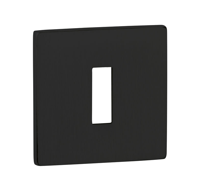 Tupai Rapido 5S Line Key Escutcheons on 5mm Slimline Square Rose