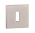 Tupai Rapido 5S Line Key Escutcheons on 5mm Slimline Square Rose