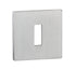 Tupai Rapido 5S Line Key Escutcheons on 5mm Slimline Square Rose