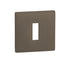 Tupai Rapido 5S Line Key Escutcheons on 5mm Slimline Square Rose