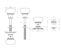 Kontrax Rim Door Knobs