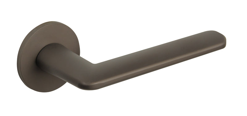 Tupai Exclusivo 5S Line Tavira Lever Door Handle on 5mm Slimline Round Rose