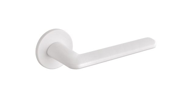 Tupai Exclusivo 5S Line Tavira Lever Door Handle on 5mm Slimline Round Rose