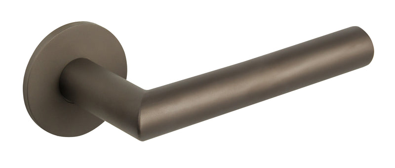 Tupai Exclusivo 5S Line Covela Lever Door Handle on 5mm Slimline Round Rose