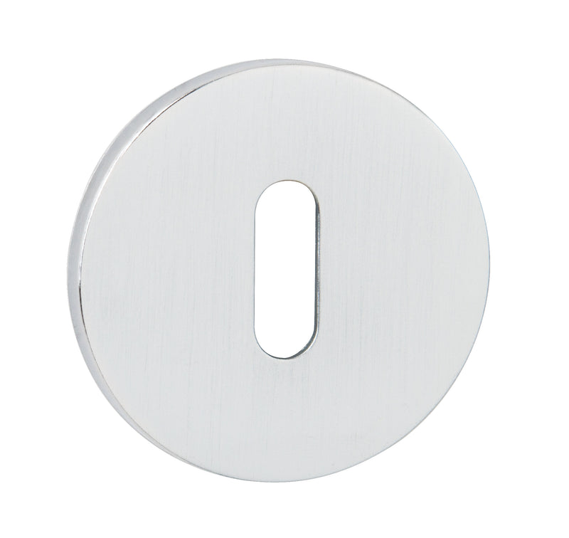 Tupai Exclusivo 5S Line Key Escutcheons on 5mm Slimline Round Rose