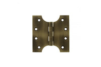 Atlantic (Solid Brass) Parliament Hinges 4" x 2" x 4mm