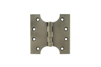 Atlantic (Solid Brass) Parliament Hinges 4" x 2" x 4mm