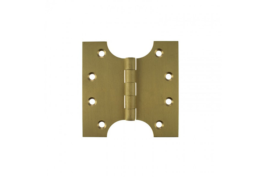 Atlantic (Solid Brass) Parliament Hinges 4" x 2" x 4mm