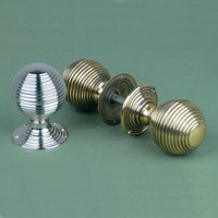 50mm Beehive Rim/Mortice Knob Furniture