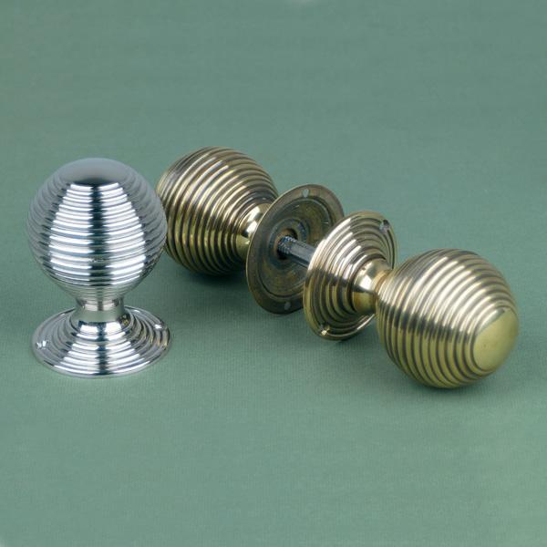50mm Beehive Rim/Mortice Knob Furniture