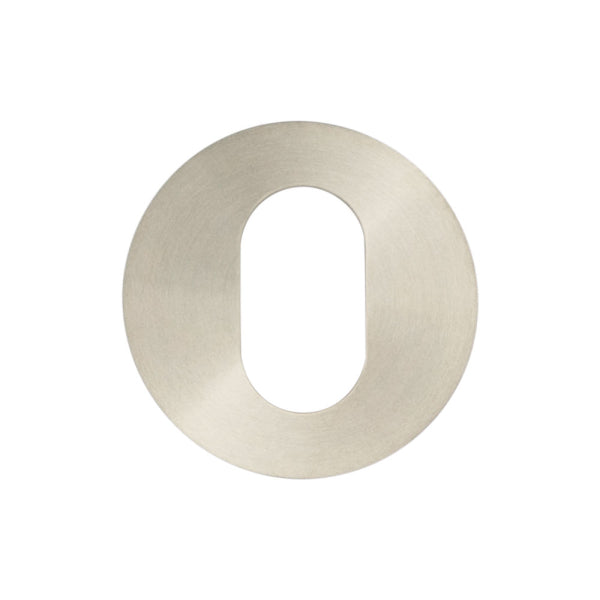 Stainless Steel Oval Profile Escutcheons Grade 304 52x5mm Satin Stainless Steel