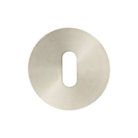 Stainless Steel Standard Keyway Escutcheons Grade 304 52x8mm Satin Stainless Steel