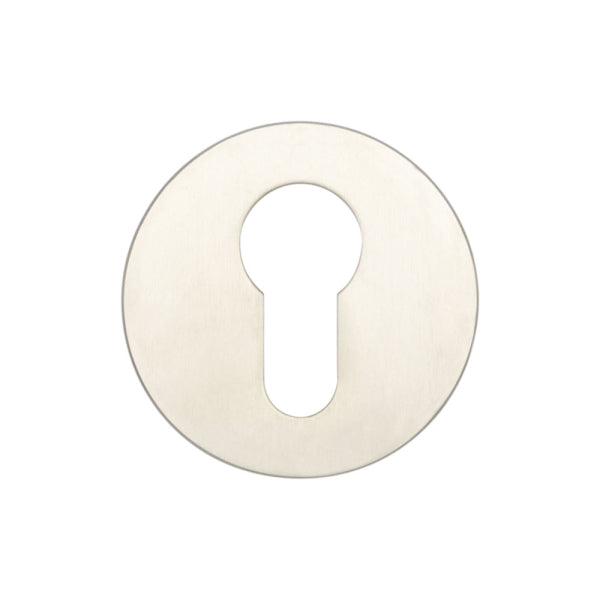 Stainless Steel Euro profile Escutcheons Grade 201 52x8mm Satin Stainless Steel
