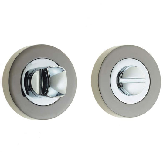 Dual Turns & Releases 50mm Round Rose - No Indicator