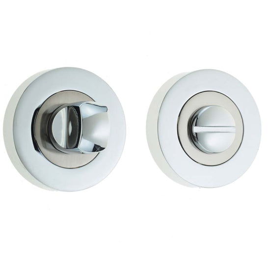 Dual Turns & Releases 50mm Round Rose - No Indicator