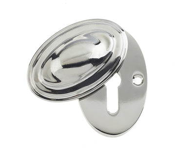 Lined Oval Covered Escutcheon