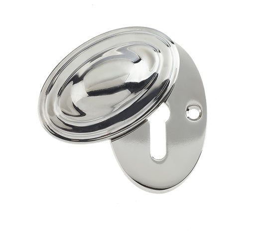 Lined Oval Covered Escutcheon