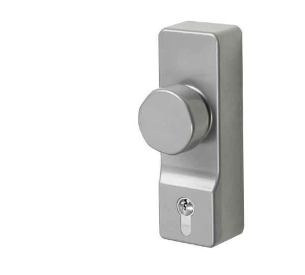 302 Knob Handle Outside Access Device - Silver