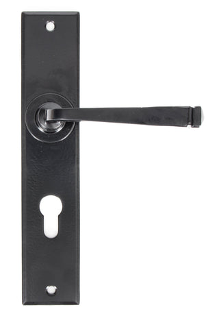 Black Large Avon 72mm Centre Euro Lock Set