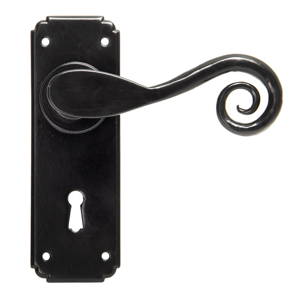 Black Monkeytail Lever Lock Set