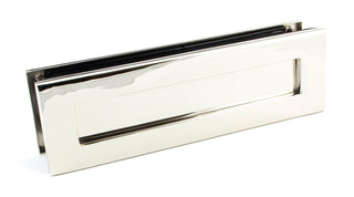 Polished Nickel Traditional Letterbox Set For Composite and UPVC Dopors