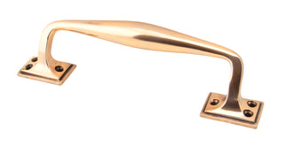 Polished Bronze 230mm Art Deco Pull Handle