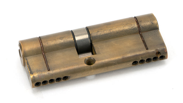 Aged Brass 35/45 5pin Euro Cylinder