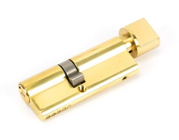 Lacquered Brass 35/45T 5pin Euro Cylinder/Thumbturn