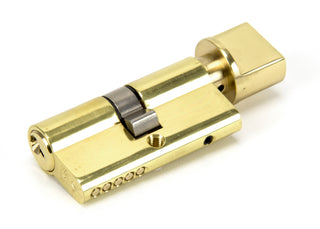 Lacquered Brass 30/30 5pin Euro Cylinder/Thumbturn KA