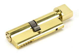 Lacquered Brass 40/40 5pin Euro Cylinder/Thumbturn KA