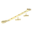 Polished Brass Reeded Stay