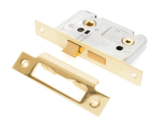 Electro Brassed 2½" Bathroom Mortice Lock