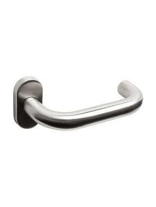 19mm dia Safety Return Lever on Handle 8mm Sprung Narrow Profile Rose