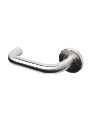 Contract Range 19mm Dia Safety Return Lever Handle on 8mm Sprung Rose