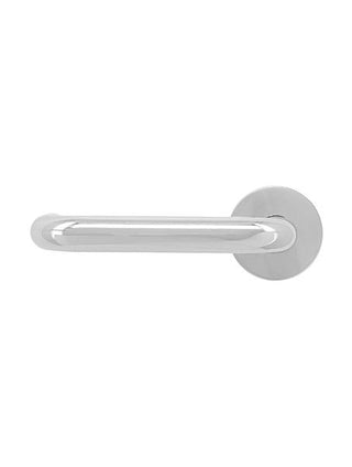 Architects Range 19mm dia Safety Return Lever Handle on 4mm Unsprung Rose - Grade 304