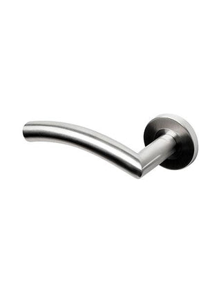 Contract Range 19mm Dia Mitred Arched Lever Handle on 8mm Sprung Rose