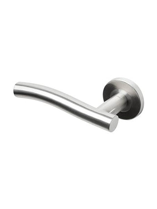19mm dia S Shaped Lever Handle on 8mm Sprung Rose