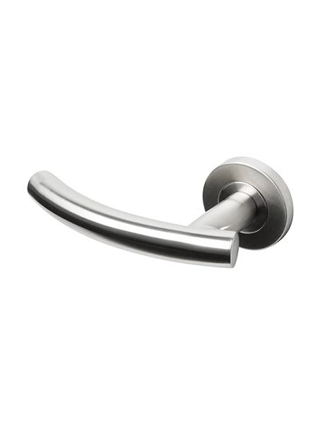 19mm dia Reverse Arch Lever Handle on 8mm Sprung Rose