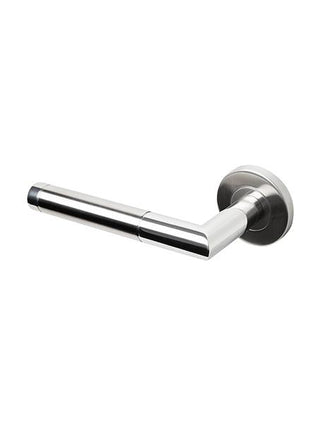 19mm dia Engraved Mitred Lever Handle on 8mm Sprung Rose
