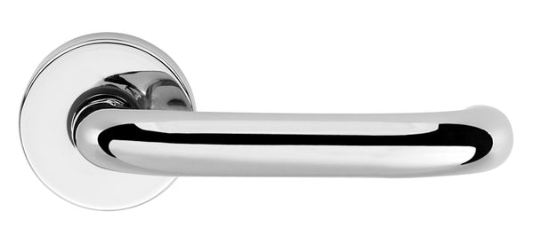 CleanTouch Anti-Bac RTD Safety Lever on Round Rose - Polished Chrome